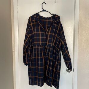 Flannel dress